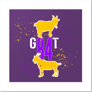 The GOAT- Purple Minnesota Moss Goat Posters and Art